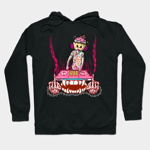 DJ Cake Hoodie by sonnycosmics